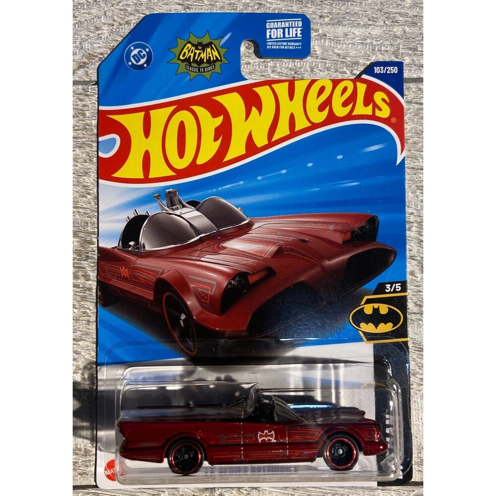 2025 Hot Wheels #103 TV Series Batmobile RED